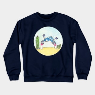 Cactus Rock Creature :: Imaginary Creatures Crewneck Sweatshirt